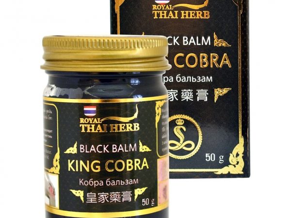 Чёрный бальзам с ядом кобры Royal Thai Herb 50 гр