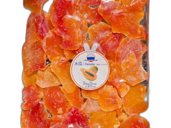 Сушеная тайская папайя 2% сахара 250 гр