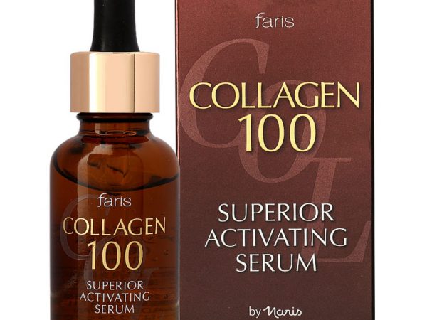 Японская сыворотка для лица с коллагеном Collagen 100 Faris 32 мл