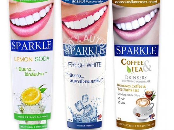 Зубная паста в тубе Sparkle 100 гр 3 вида