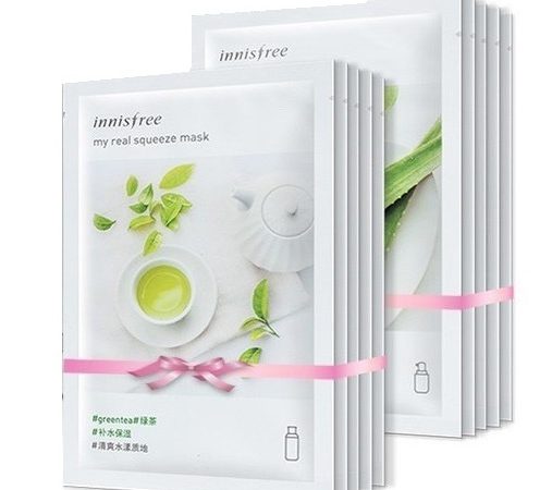 Тканевая маска для лица Innisfree 5 или 10 шт