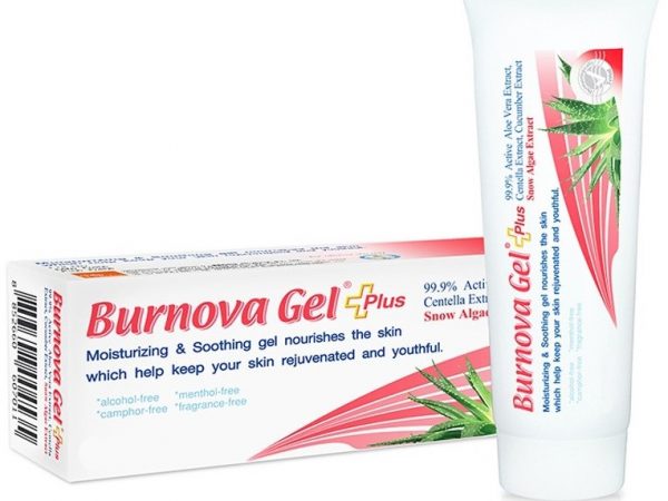 Гель для лица и тела с алоэ вера и водорослями Burnova Gel 70 гр