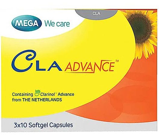Конъюгированная Линолевая Кислота CLA 1000 mg Mega 30 капсул