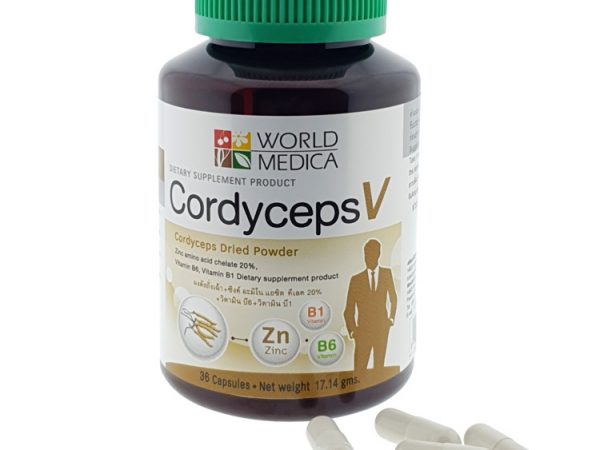 Комплекс Кордицепса с витаминами группы B и хелатом цинка V World Medica 36 капсул