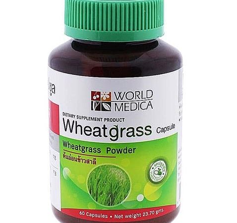 Пшеничная трава (Пырей) Wheatgrass (витграсс) World Medica 60 капсул