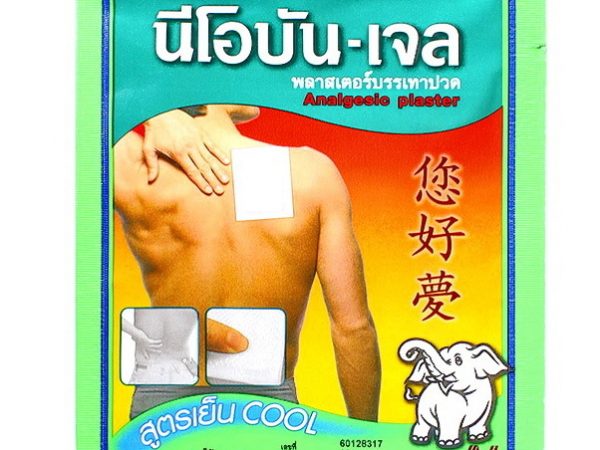 Обезболивающий гелевый ментоловый пластырь Neobun-Gel 2 шт