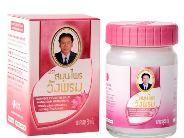 6 шт Розовый охлаждающий бальзам Wang Prom 50 гр