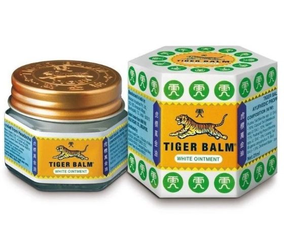 Белый Тигровый бальзам Tiger balm 10, 20 или 30 гр