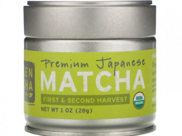 Sencha Naturals, японская матча премиального качества, 28 г (1 унция)