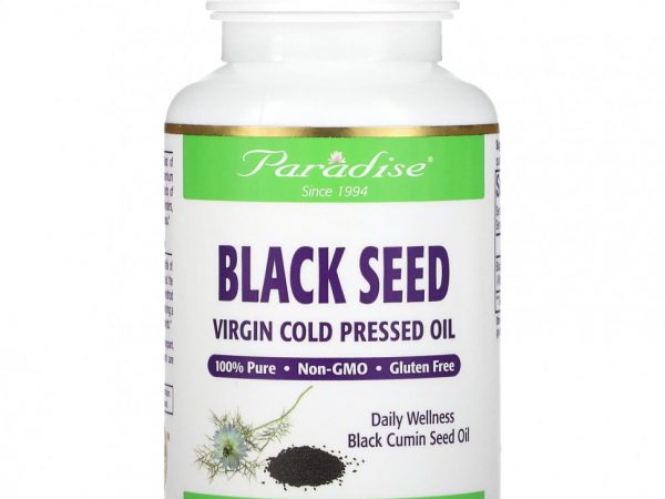Paradise Herbs, Черное семя, 60 мягких таблеток
