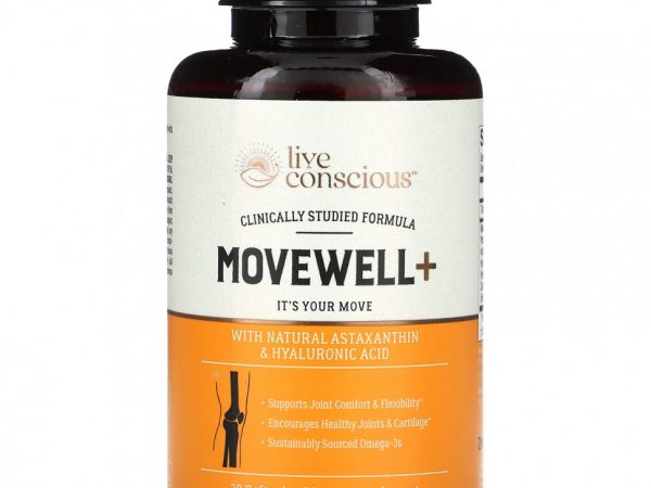 Live Conscious, Movewell +, 30 мягких таблеток