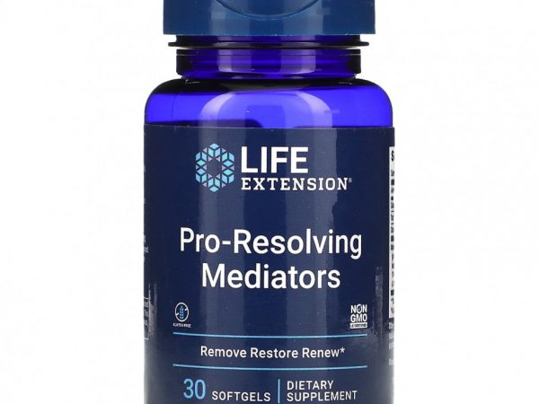 Life Extension, медиаторы, способствующие рассасыванию, 30 капсул