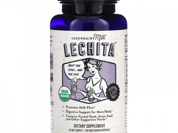 Legendairy Milk, Lechita, 60 вегетарианских капсул