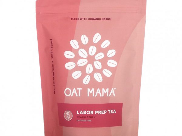 Oat Mama, Labor Prep Tea, персик и ягоды, 14 чайных пакетиков, 32 г