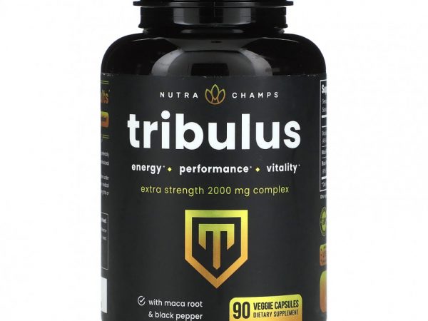 NutraChamps, Tribulus, Extra Strength, 666 мг, 90 растительных капсул