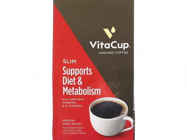 VitaCup, Slim Coffee, молотый, средней темной обжарки, 312 г (11 унций)