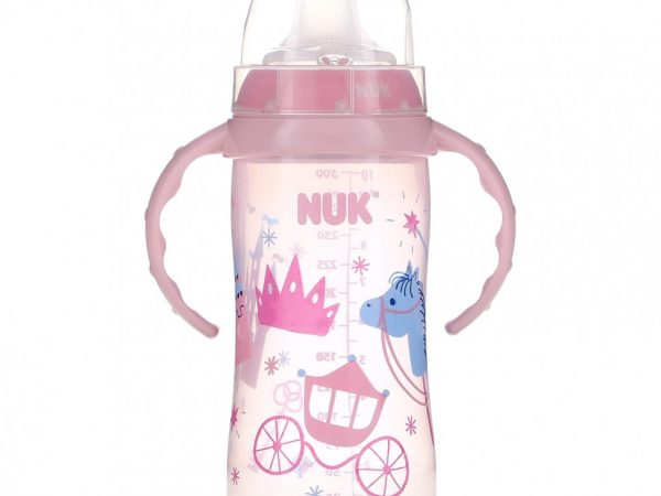 NUK, Large Learner Cup, для детей от 8 месяцев, розовый, 1 упаковка, 300 мл (10 унций)