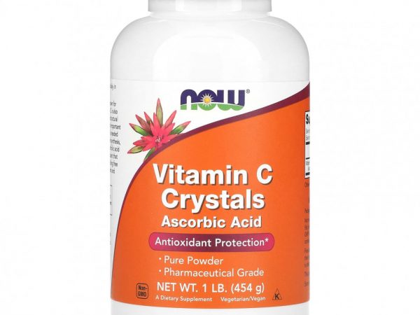 NOW Foods, Кристаллы витамина C, 454 г (1 фунт)