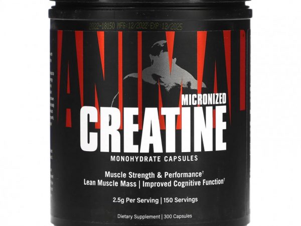Universal Nutrition, Микронизированный креатин, 2500 мг, 300 капсул