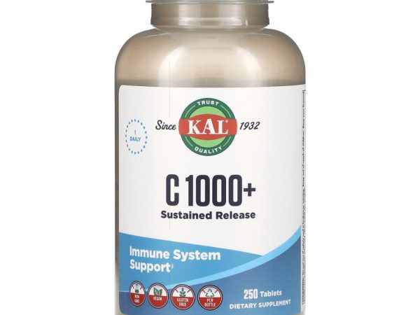 KAL, C 1000+ с замедленным высвобождением, 250 таблеток