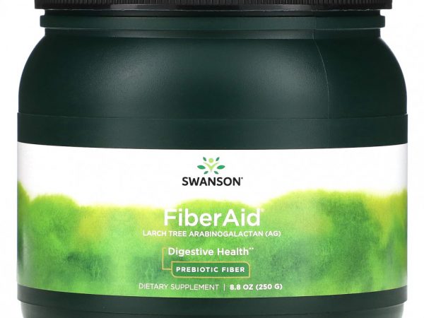Swanson, FiberAid лиственница арабиногалактан (AG), 250 г (8,8 унции)