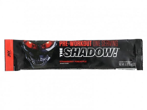 JNX Sports, The Shadow, перед тренировкой, клубничный и ананас, 1 шт., 9,7 г (0,34 унции)