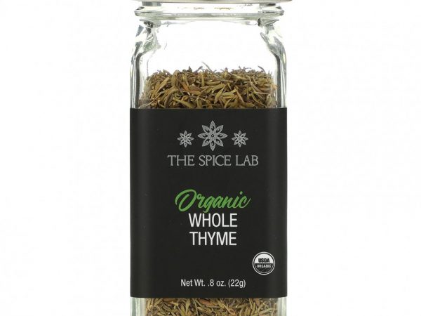 The Spice Lab, Органический цельный чабрец, 22 г (0,8 унции)