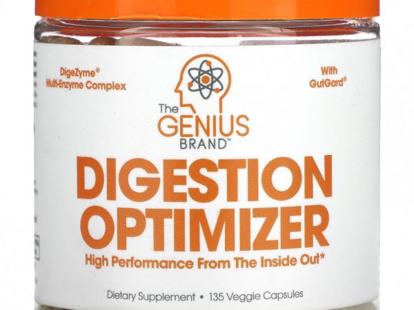 The Genius Brand, Оптимизатор пищеварения, 135 растительных капсул