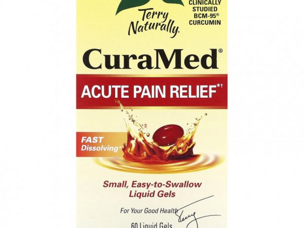 Terry Naturally, CuraMed, средство для снятия боли, 60 жидких гелей