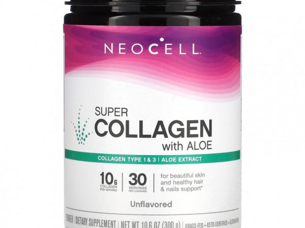 NeoCell, Суперколлаген в порошке, без добавок, 300 г (10,6 унции)