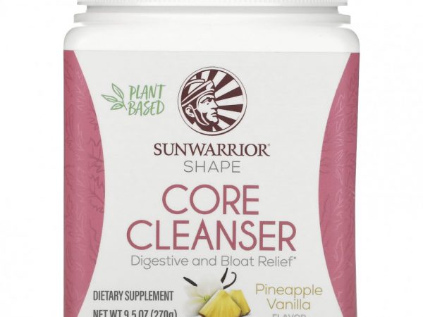 Sunwarrior, Shape, очищающее средство для сердцевины, ананас и ваниль, 270 г (9,5 унции)