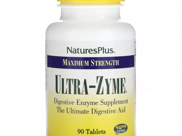 NaturesPlus, Максимальная сила действия, Ultra-Zyme, 90 таблеток