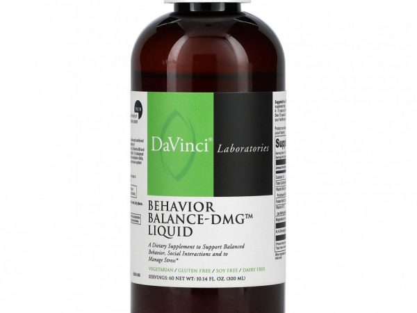 DaVinci Laboratories of Vermont, Behavior Balance-DMG, жидкость, 300 мл (10,14 жидк. Унции)