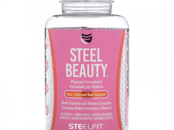 SteelFit, Steel Beauty, поддержка волос, кожи и ногтей`` 90 капсул
