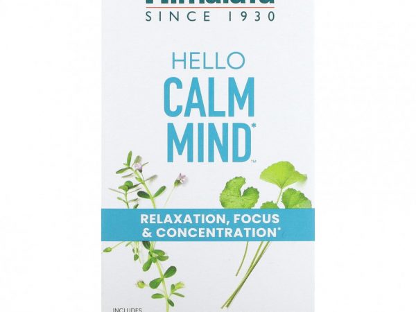 Himalaya, Hello Calm Mind, 60 вегетарианских капсул