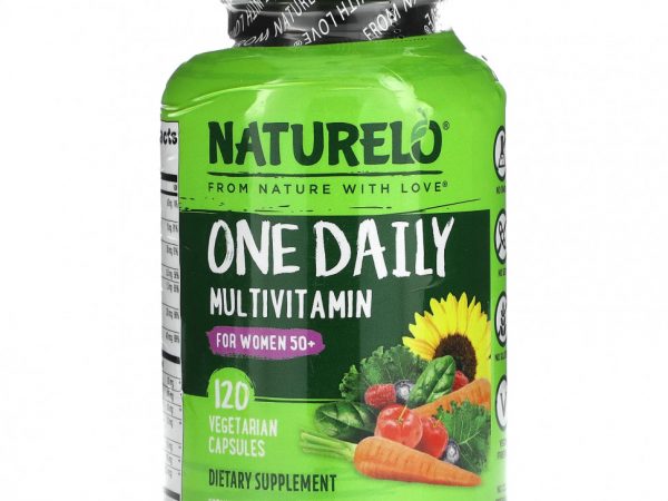 NATURELO, Мультивитамины для женщин старше 50 лет, 120 вегетарианских капсул