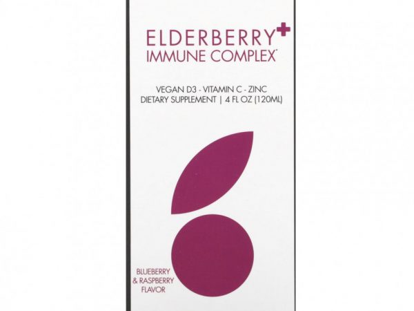 Codeage, Vitamins, бузина и иммунный комплекс, голубика и малина, 120 мл (4 жидк. Унции)