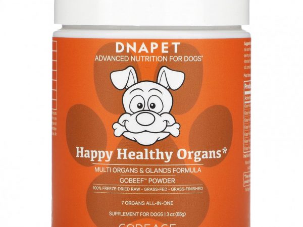 Codeage, DNA PET, Happy Healthy Organs, для собак, 85 г (3 унции)