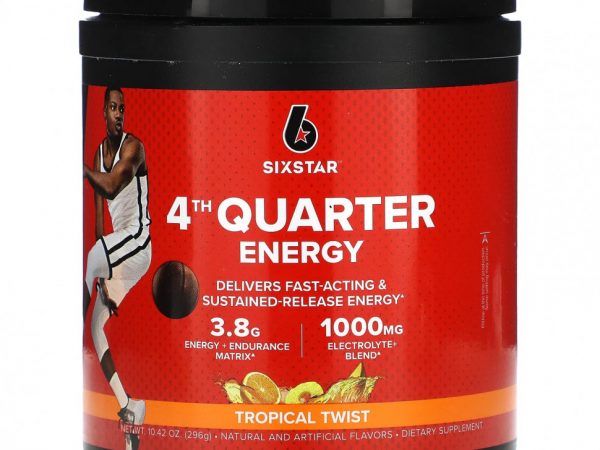 SIXSTAR, 4th Quarter Energy, Tropical Twist, 296 г (10,42 унции)