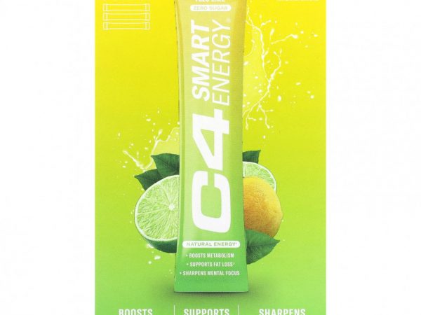 Cellucor, Смесь для энергетических напитков C4 Smart, лайм юдзу, 14 стиков по 3,9 г (0,14 унции)