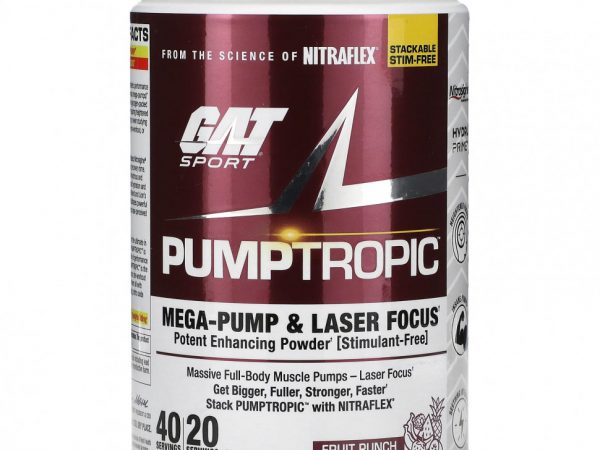 GAT, Pumptropic, фруктовый пунш, 250 г (8,8 унции)