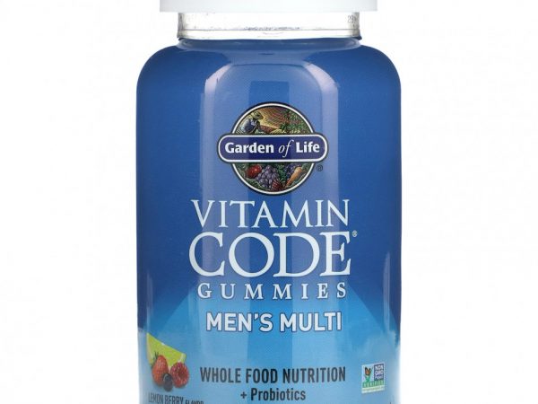 Garden of Life, Vitamin Code, жевательные мармеладки, мультивитамины для мужчин, лимон и ягоды, 90 жевательных таблеток