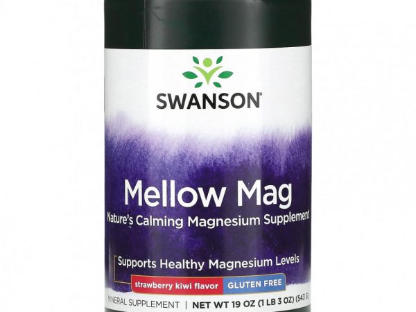 Swanson, Mellow Mag, клубника и киви, 543 г (19 унций)