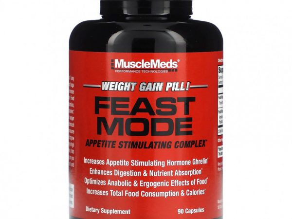 MuscleMeds, Feast Mode, комплекс для стимуляции аппетита, 90 капсул