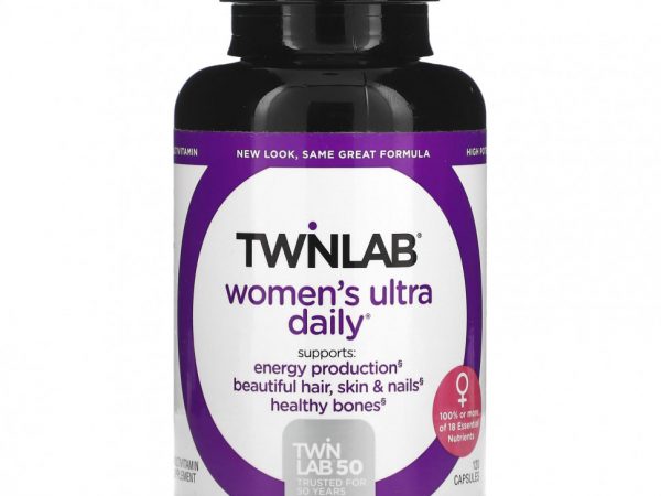 Twinlab, Ultra Daily для женщин, 120 капсул