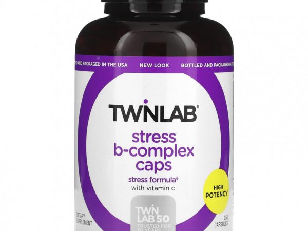 Twinlab, Stress B-Complex, капсулы, 250 капсул
