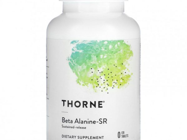Thorne, Бета-аланин-SR, 120 таблеток