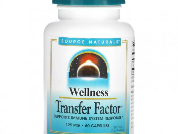 Source Naturals, Wellness, Transfer Factor, 125 мг, 60 капсул