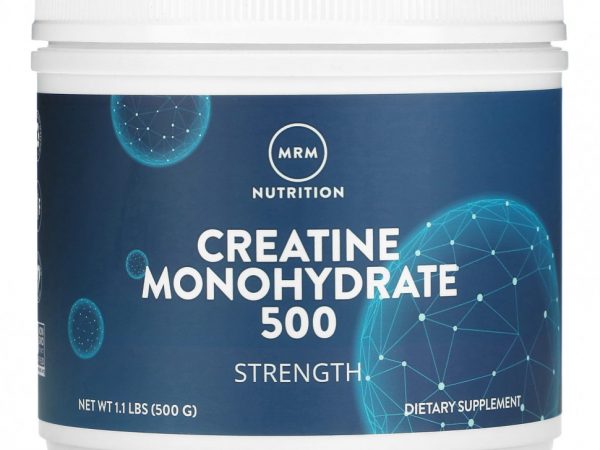 MRM Nutrition, Моногидрат креатина 500, крепость, 500 г (1,1 фунта)