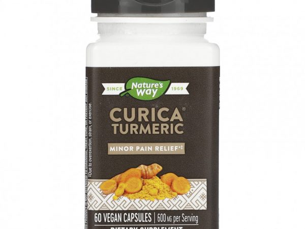 Nature's Way, Curica куркума, 300 мг, 60 веганских капсул